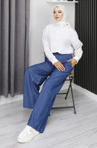 Tensel Elastic Waist Jeans 7568-07 Dark Navy Blue 7568-07