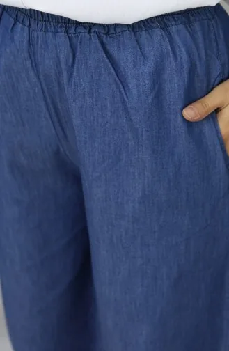 Tensel Elastic Waist Jeans 7568-07 Dark Navy Blue 7568-07