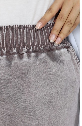 Elastic Waist Jeans 9633-04 Light Rose 9633-04