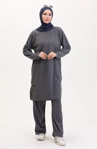 Tunik Pantolon İkili Takım 0565-01 Gri