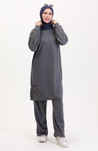 Tunik Pantolon İkili Takım 0565-01 Gri