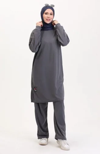 Tunik Pantolon İkili Takım 0565-01 Gri
