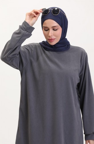 Tunik Pantolon İkili Takım 0565-01 Gri