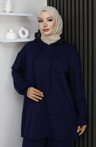 Oysho Fabric Tweedelig Hijabpak 2168-02 Marineblauw 2168-02