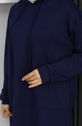 Oysho Fabric Tweedelig Hijabpak 2168-02 Marineblauw 2168-02