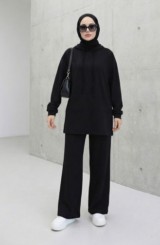 Oysho Fabric Tweedelig Hijabpak 2168-03 Zwart 2168-03