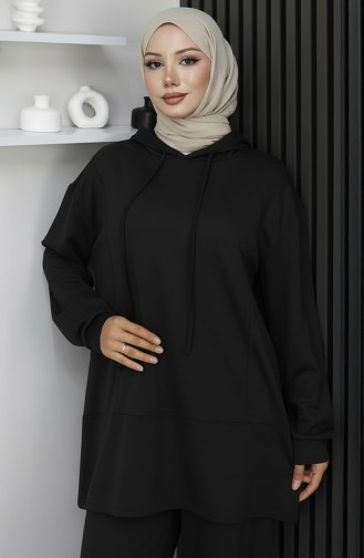 Oysho Fabric Tweedelig Hijabpak 2168-03 Zwart 2168-03