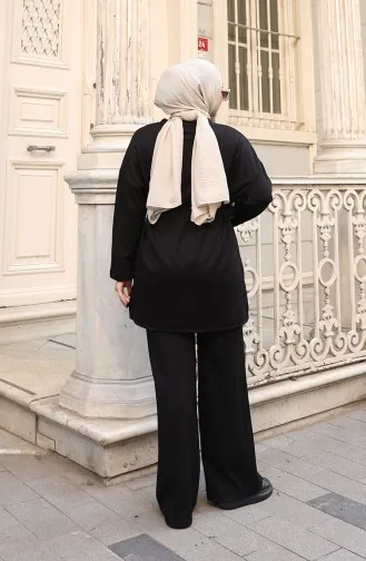 Oysho Stoffen Tuniekbroek Tweedelig Pak 2191-03 Zwart 2191-03