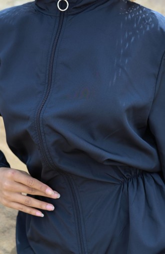 Hijab-Badeanzug Mit Tasche 2038-01 Schwarz 2038-01