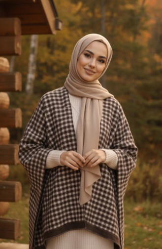 Schoudersjaal 1109-01 Bruin 1109-01