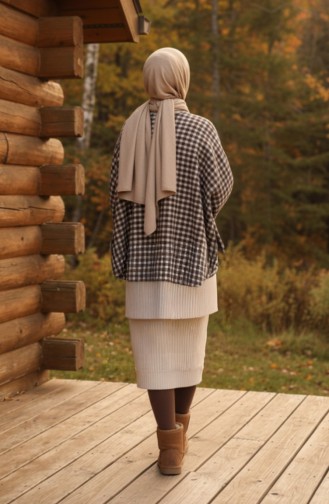 Schoudersjaal 1109-01 Bruin 1109-01