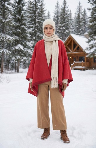 Omuz Şal 1110-01 Bordo