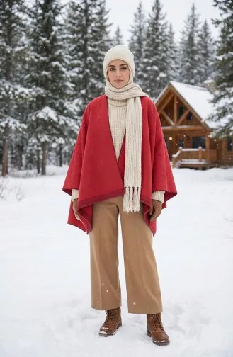 Omuz Şal 1110-01 Bordo