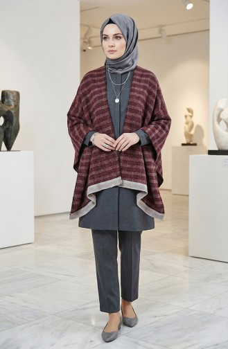 Châle D`épaule 1111-01 Bordeaux 1111-01