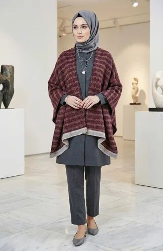 Omuz Şal 1111-01 Bordo