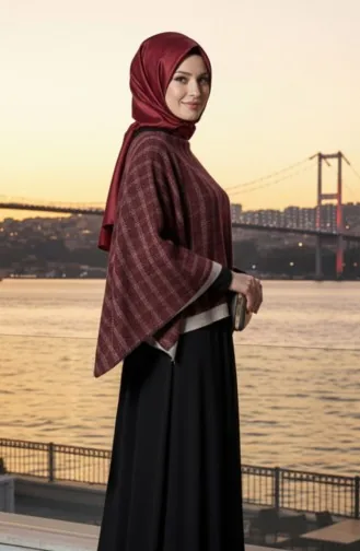 Omuz Şal 1111-01 Bordo