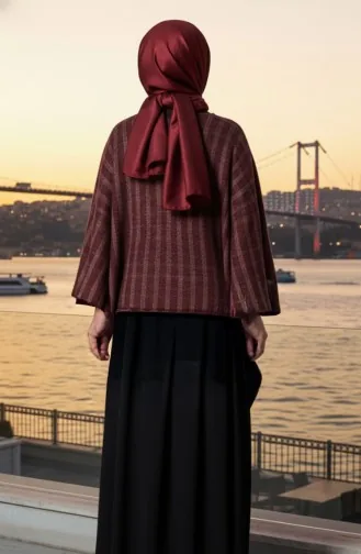 Omuz Şal 1111-01 Bordo