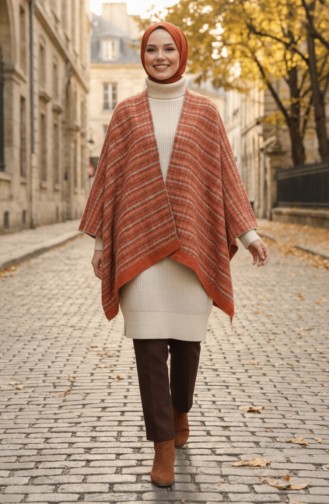 Shoulder Shawl 1117-01 Terracotta 1117-01