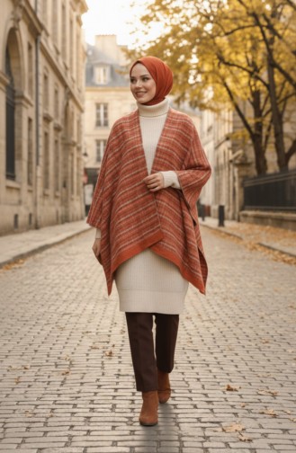 Shoulder Shawl 1117-01 Terracotta 1117-01