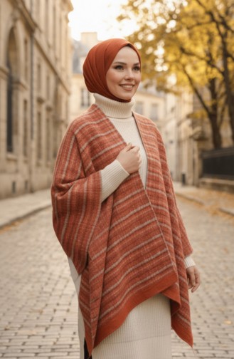Shoulder Shawl 1117-01 Terracotta 1117-01