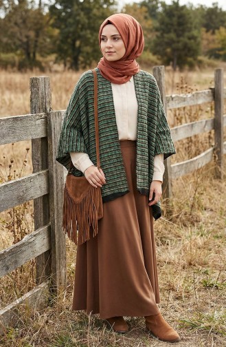 Schulterschal 1119-01 Grün 1119-01