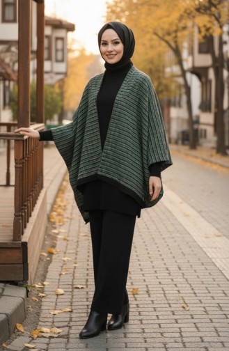 Schulterschal 1119-01 Grün 1119-01