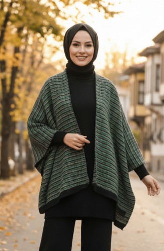 Schulterschal 1119-01 Grün 1119-01