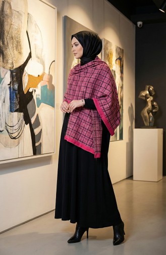 Schoudersjaal 1120-01 Fuchsia 1120-01