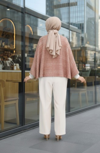 Shoulder Shawl 1124-01 Mink Burgundy 1124-01