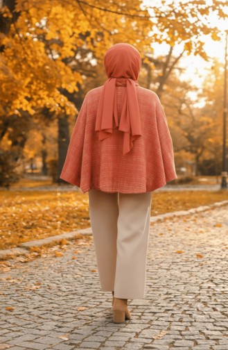 Schulterschal 1125-01 Terrakotta 1125-01