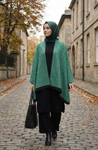 Omuz Şal 1126-01 Yeşil