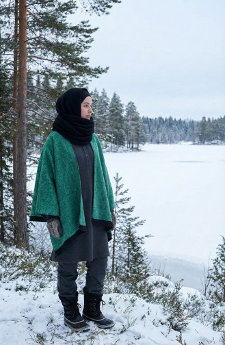 Omuz Şal 1126-01 Yeşil