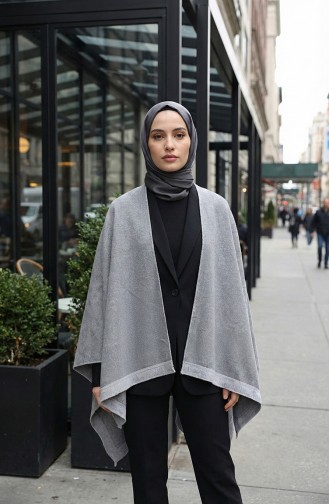 Schoudersjaal 1128-01 Grijs 1128-01
