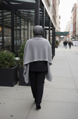 Shoulder Shawl 1128-01 Grey 1128-01
