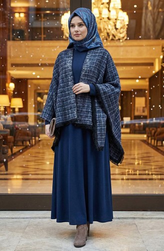 Schulterschal 1129-01 Anthrazit 1129-01