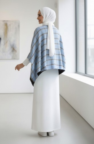 Omuz Şal 1130-01 Mavi