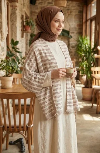Schulterschal 1131-01 Beige 1131-01