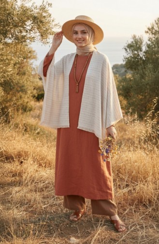 Schoudersjaal 1131-02 Crème 1131-02