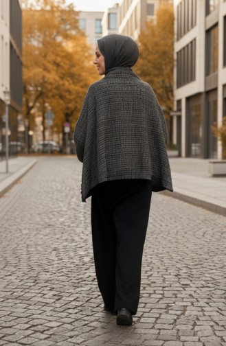 Omuz Şal 1132-01 Siyah