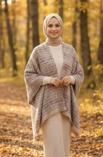 شال كتف 1136-01 رمادي تيراكوتا 1136-01