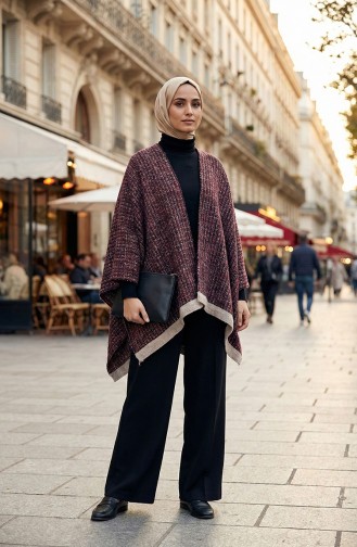 شال كتف 1137-01 بنفسجي 1137-01