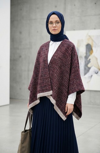 Shoulder Shawl 1137-01 Purple 1137-01