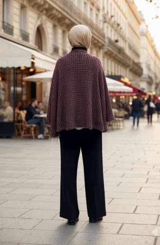 Shoulder Shawl 1137-01 Purple 1137-01