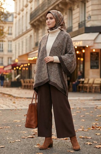Schulterschal 1138-01 Braun 1138-01
