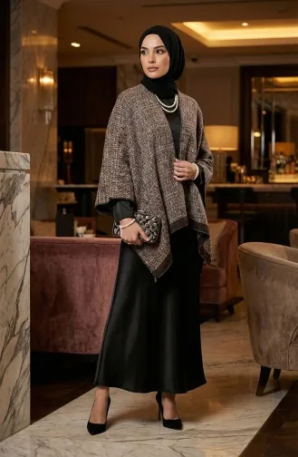 شال كتف 1138-01 بني 1138-01