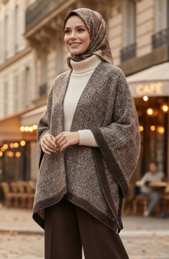 شال كتف 1138-01 بني 1138-01