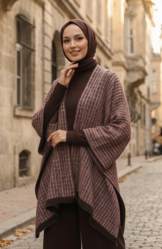 Schoudersjaal 1141-01 Nertsbruin 1141-01