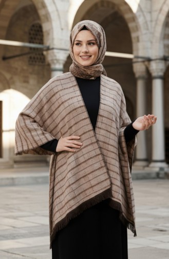 Schoudersjaal 1144-01 Nerts 1144-01