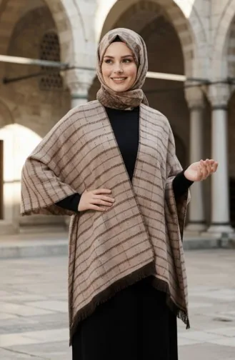 شال كتف 1144-01 من المنك 1144-01