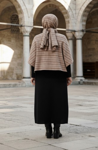 Schoudersjaal 1144-01 Nerts 1144-01